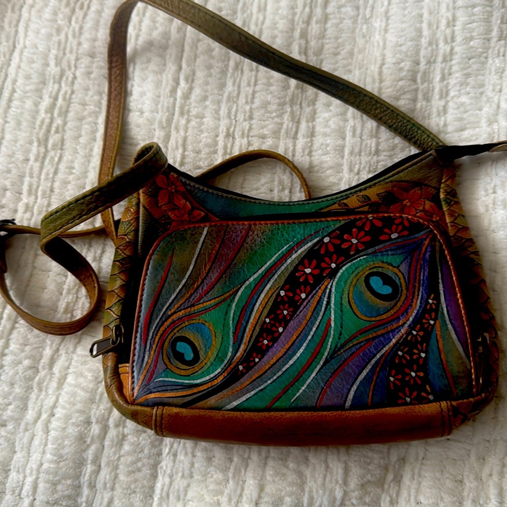 Anuschka leather Hand Painted Bag
